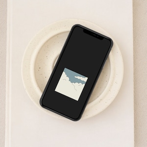 Dreamy Clouds iPhone Wallpaper, Clouds in the Sky Phone Wallpaper, Cute Abstract Smartphone Background, Relaxing Minimal Android Lockscreen