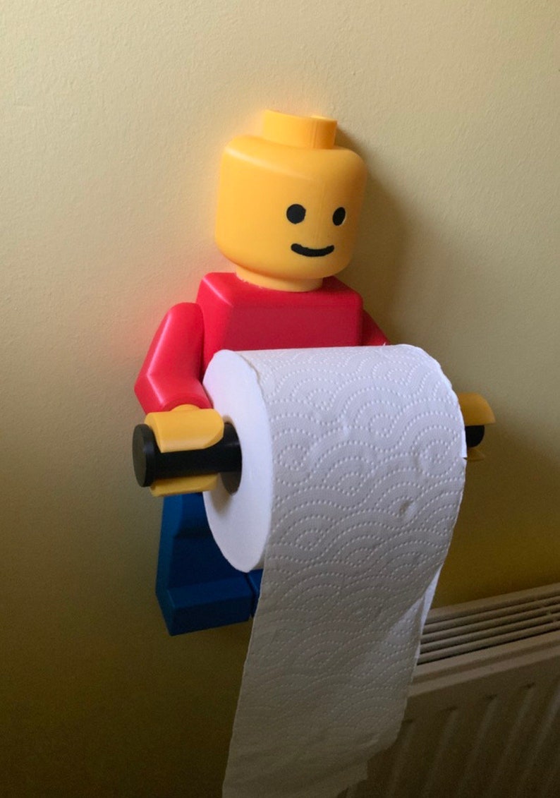 Lego Man Toilet Paper Holder - Etsy