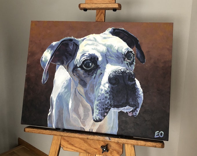 Custom Pet Portrait - Acrylic Painting