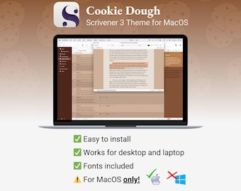 Schreiber Theme für Mac | Plätzchen-Teig | Hell-Modus
