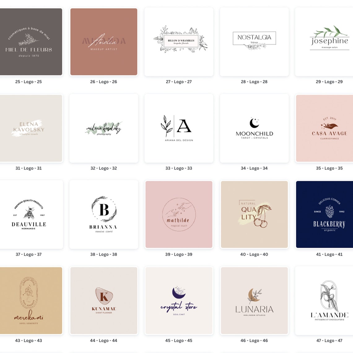 Logo Template Canva, Business Logo Design Custom Template, Logo