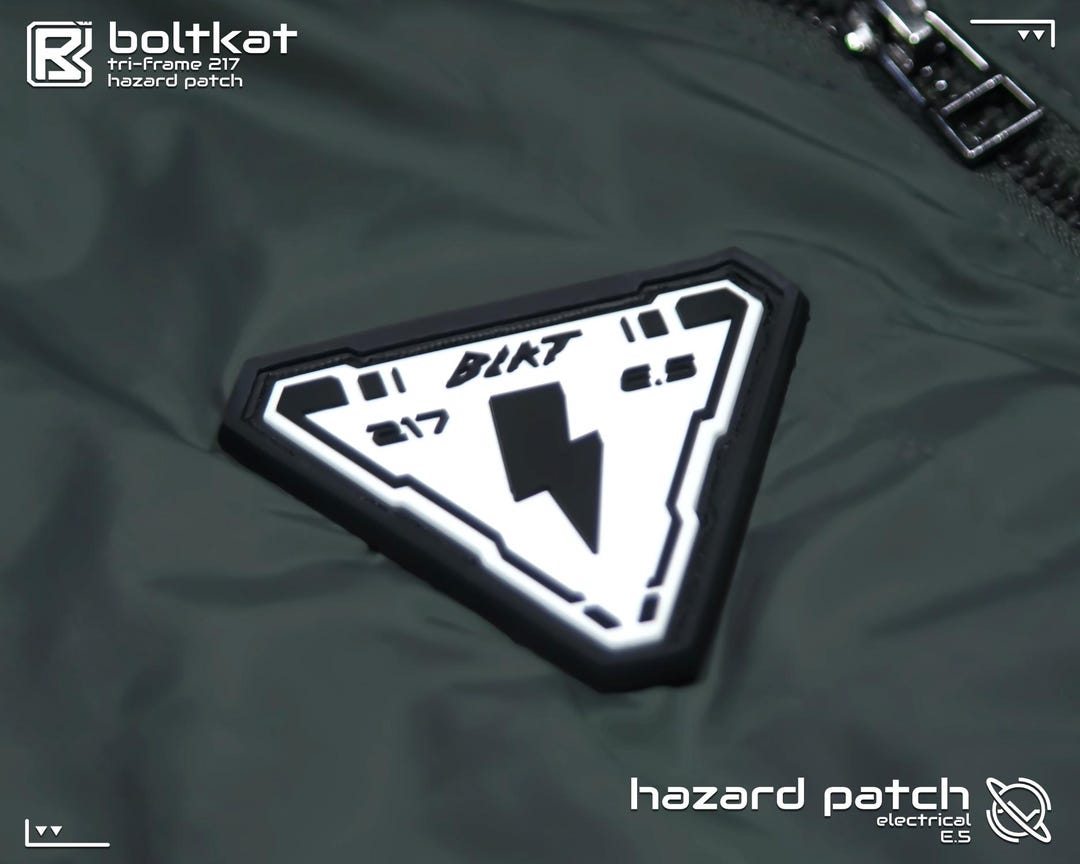 High Risk Activity Patch Darkwear Electric Hazard Patch - Etsy UK