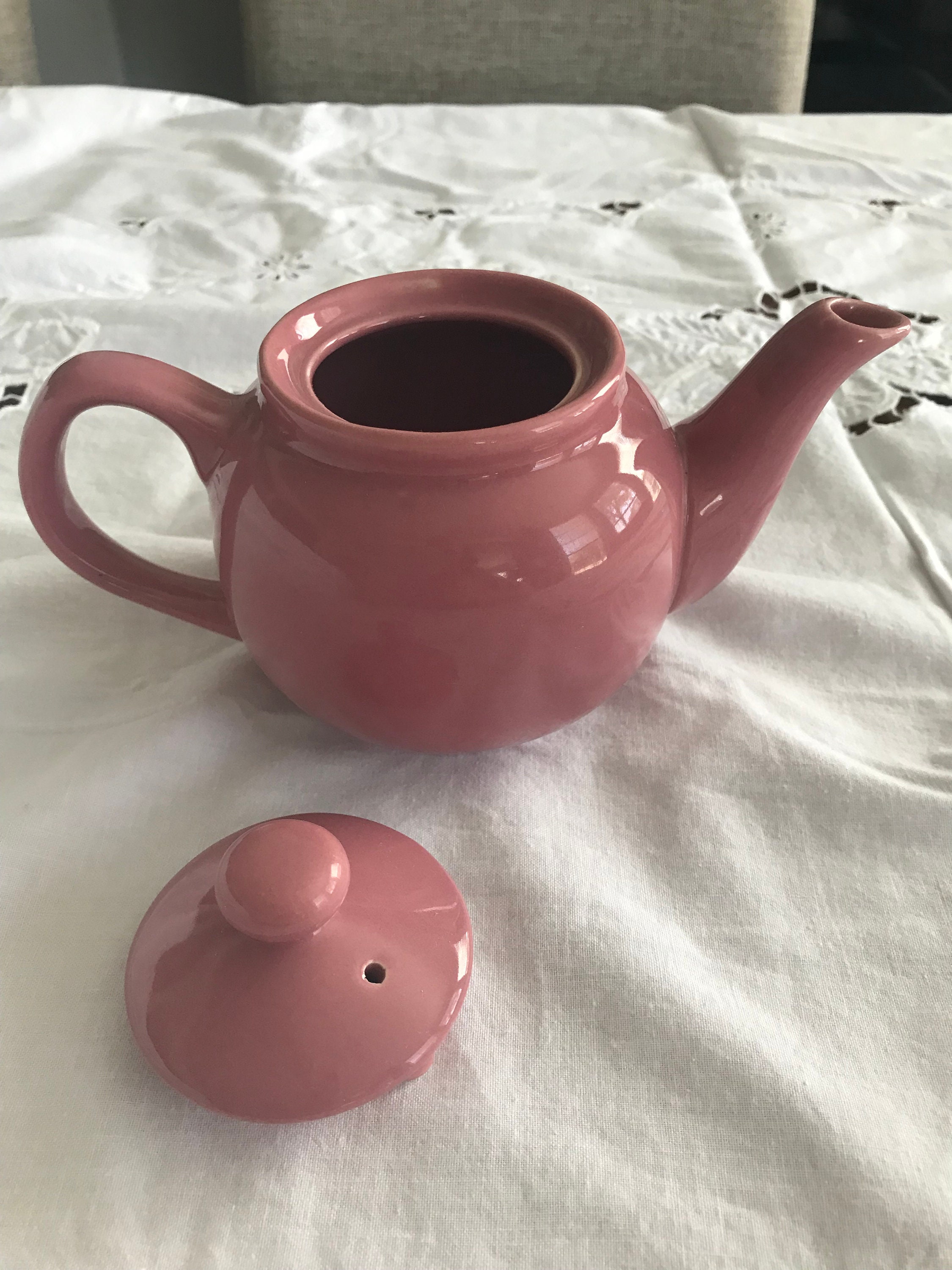 Vintage Old Amsterdam 1701 Pink Teapot Etsy