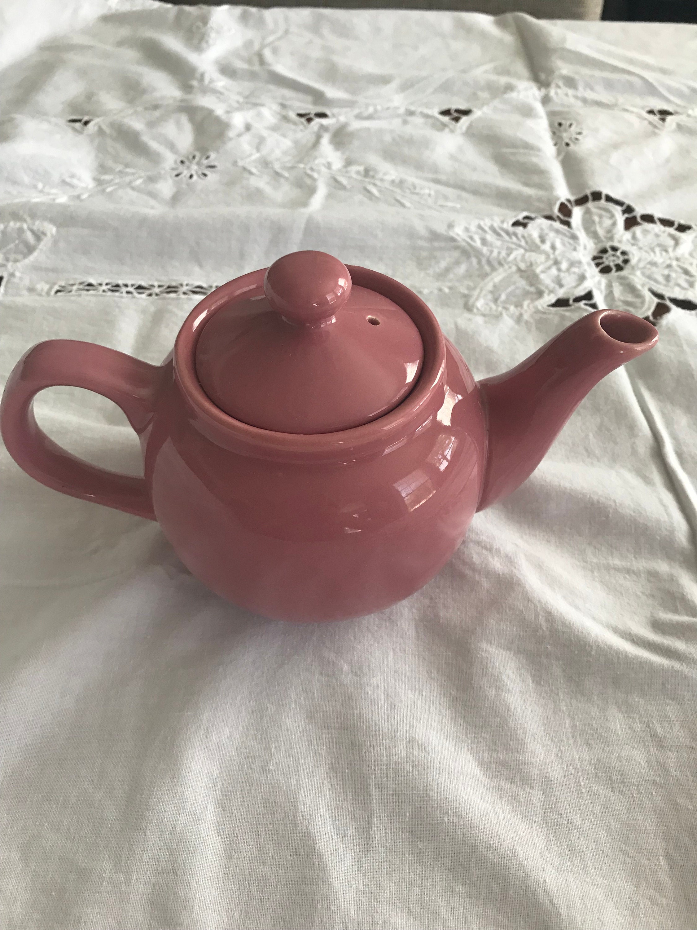 Vintage Old Amsterdam 1701 Pink Teapot Etsy