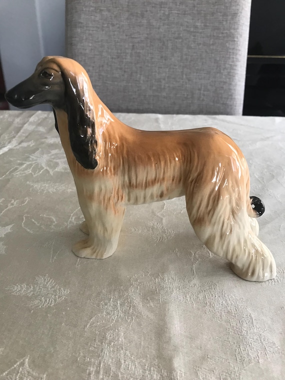 アフガンハウンド　置物　陶磁器製 アフガンハウンド 置物 陶磁器製 アフガンハウンド 置物 陶磁器製