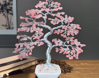 Feng Shui Bonsai Tree | Silver Lucky Tree - Etsy