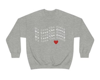 We Love the Coach Unisex Heavy Blend Crewneck Sweatshirt | Crewneck coaching sweatshirt