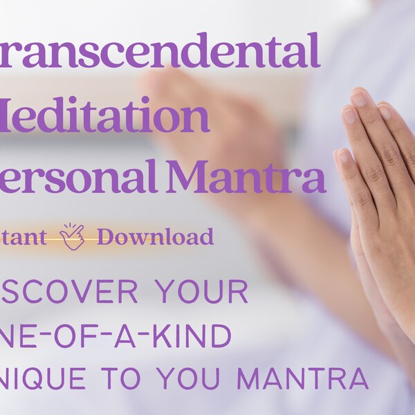 Mantra de méditation, Méditation Transcendantale, Mantra, Pleine Conscience, Spirituel, Relaxation, Ohm, Bouddha, Paix, Cadeaux pour les personnes spirituelles