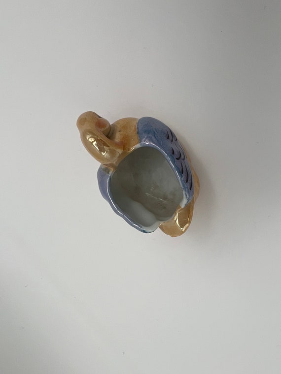 Opalescent Duck Figurine Ring Dish - image 3