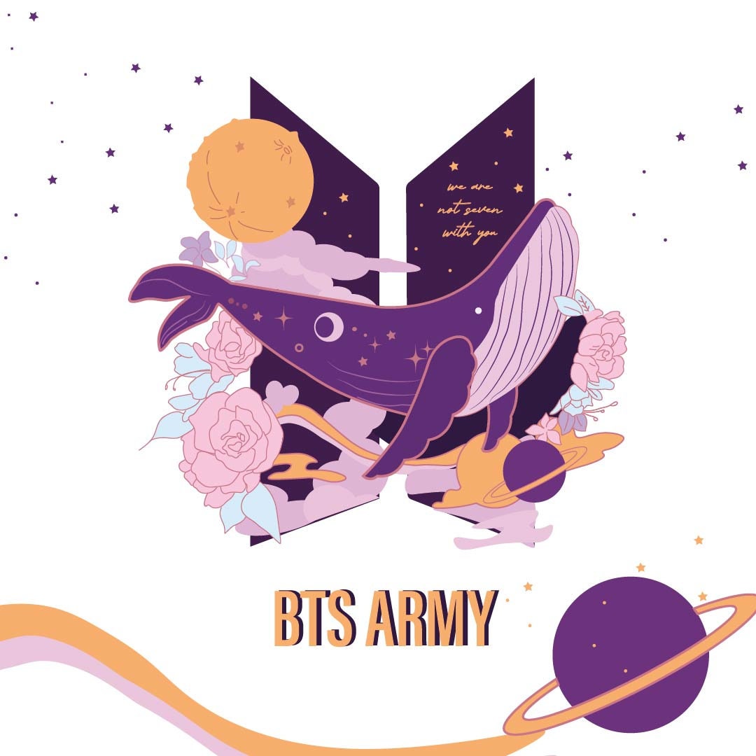 Bts Logo Wall Decor - Etsy