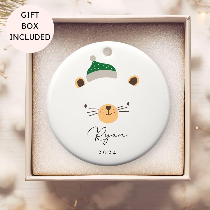 Preschool Ornament, Polar Bear Ornament, Grandchild Ornament, Teen