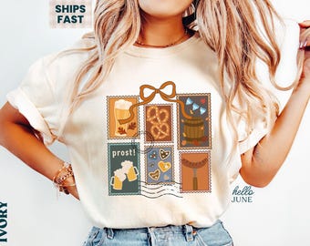 Oktoberfest Shirt Cute Drinking Shirt German Beer Festival Octoberfest German Shirts Fall Festival Shirt Prost Cheers Shirt Drinking Tee