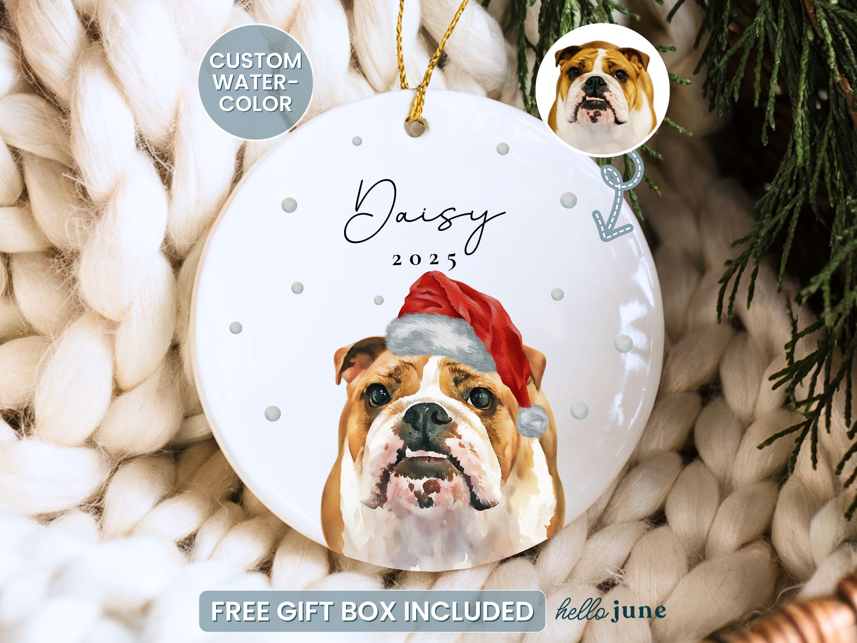 English Bulldog Ornament - Etsy