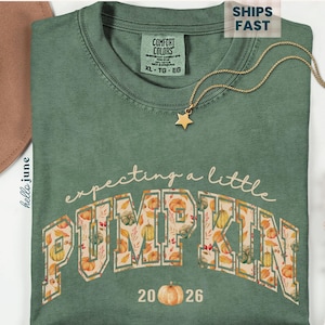 Faire-part de grossesse citrouille pour bébé