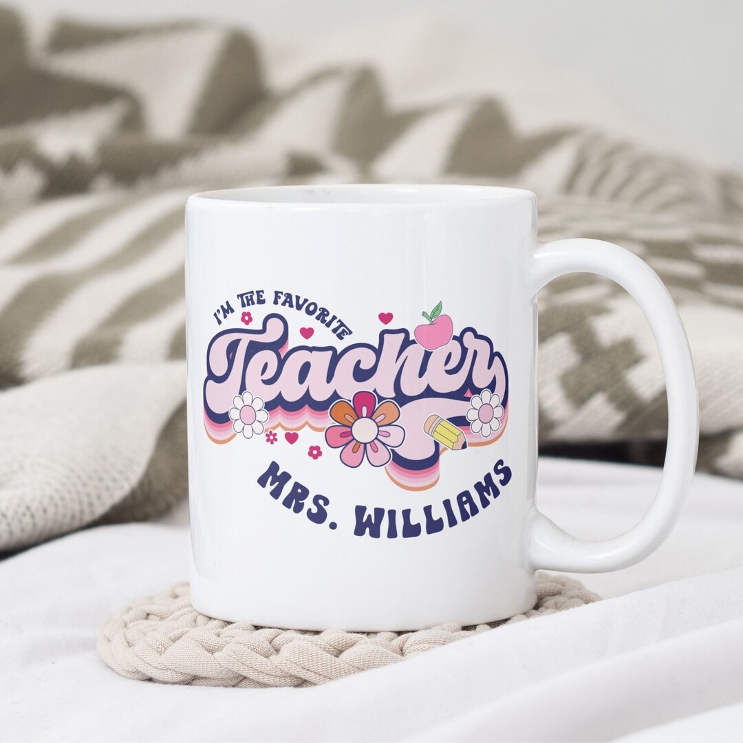 Teacher Appreciation Week Personalized Teacher Mug, Daycare Teacher ...
