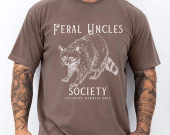 Uncle Pregnancy Announcement Gift Pregnancy Reveal to Family Uncle Shirt New Uncle Gift Brother In Law Gift Shirt Raccoon Funny Shirt Feral