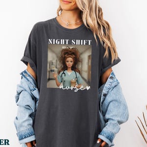 Night Shift Nurse Comfort Colors Funny Nursing Shirts Nurse Appreciation Week Gifts for Night Shift RN Nurse Week Gift for Nurse Shirt Funny Pepper