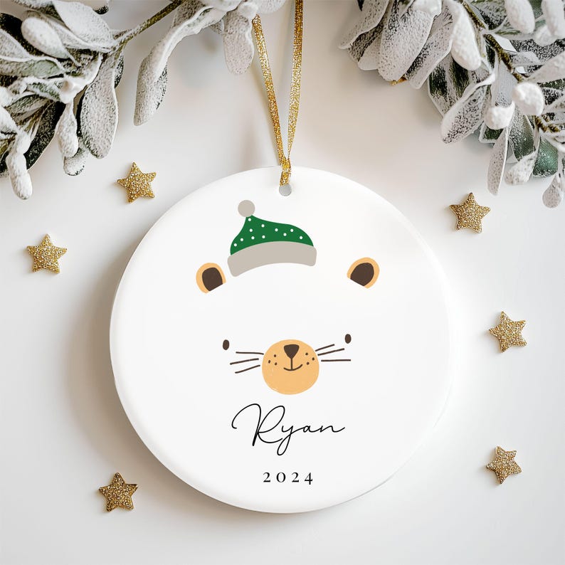 Preschool Ornament, Polar Bear Ornament, Grandchild Ornament, Teen