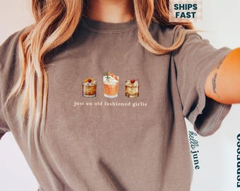 Whiskey Shirt Cocktail Shirt Gift for Old Fashioned Lover Whiskey Lover Gift Party Shirt Bartender Gift Drinking Shirt Alcohol Shirt Women