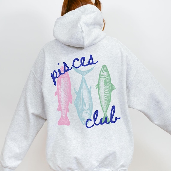 Fisherman Aesthetic Pisces Sweatshirt Tinned Fish Shirt Pisces Gifts February Birthday Pisces Astrology T Shirt March Birthday Gift Sardines
