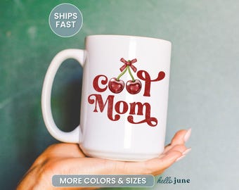 Cool Mom Mug Gift for New Mom Mother’s Day Gift for Cool Moms Coquette Mom Gifts for New Mom Mug for Mom Gift Expecting Mom Mug Gift