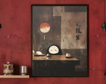 Dim Sum Wall Art Dimsum Japanese Wall Art Cute Kawaii Food Poster Japan Print Kawaii Wall Art
