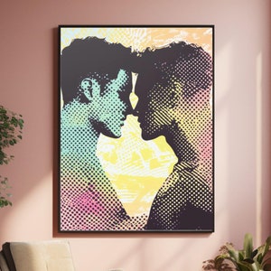LGBT Wall Art, Retro Gay Poster, Pop Art Gay Wall Art