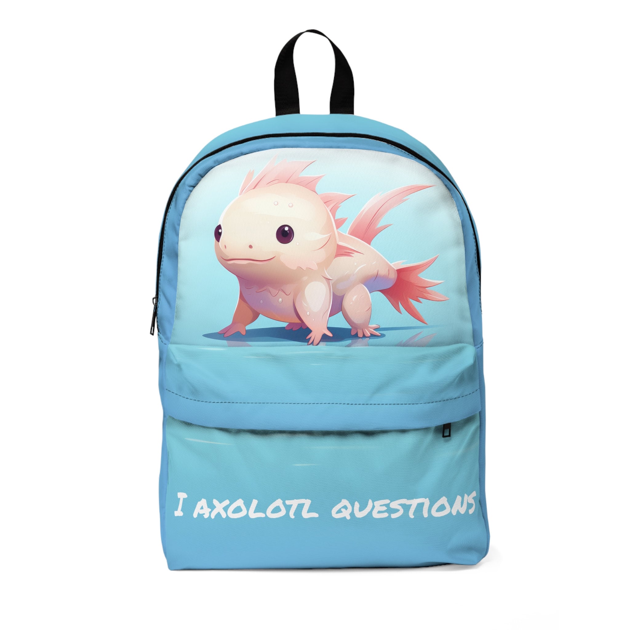 MISOLAXI Axolotl Sea Weed Backpack - Large Casual Daypack For College, Laptop, Travel, 16.9x11x6.3 Inch - View #8