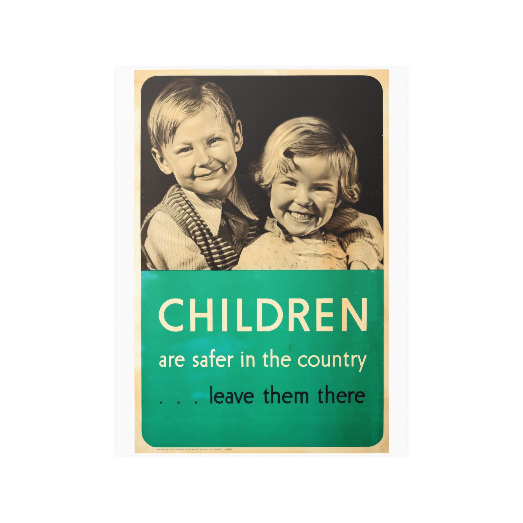 Vintage British Poster Retro UK Wall Art WWII Poster Print Etsy