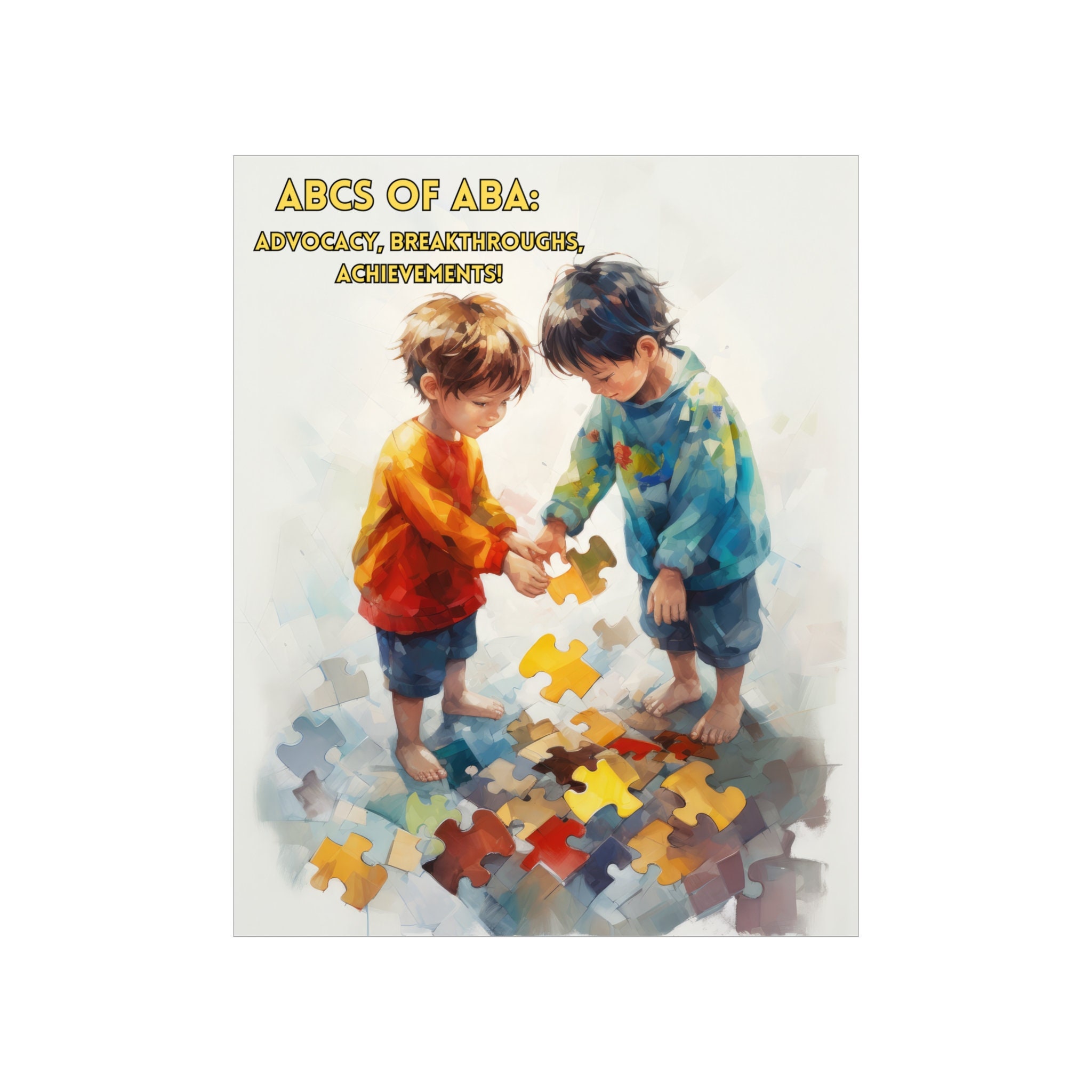 Applied Behavior Analysis Wall Art, Autism Poster, ABA Poster, ABA Art ...