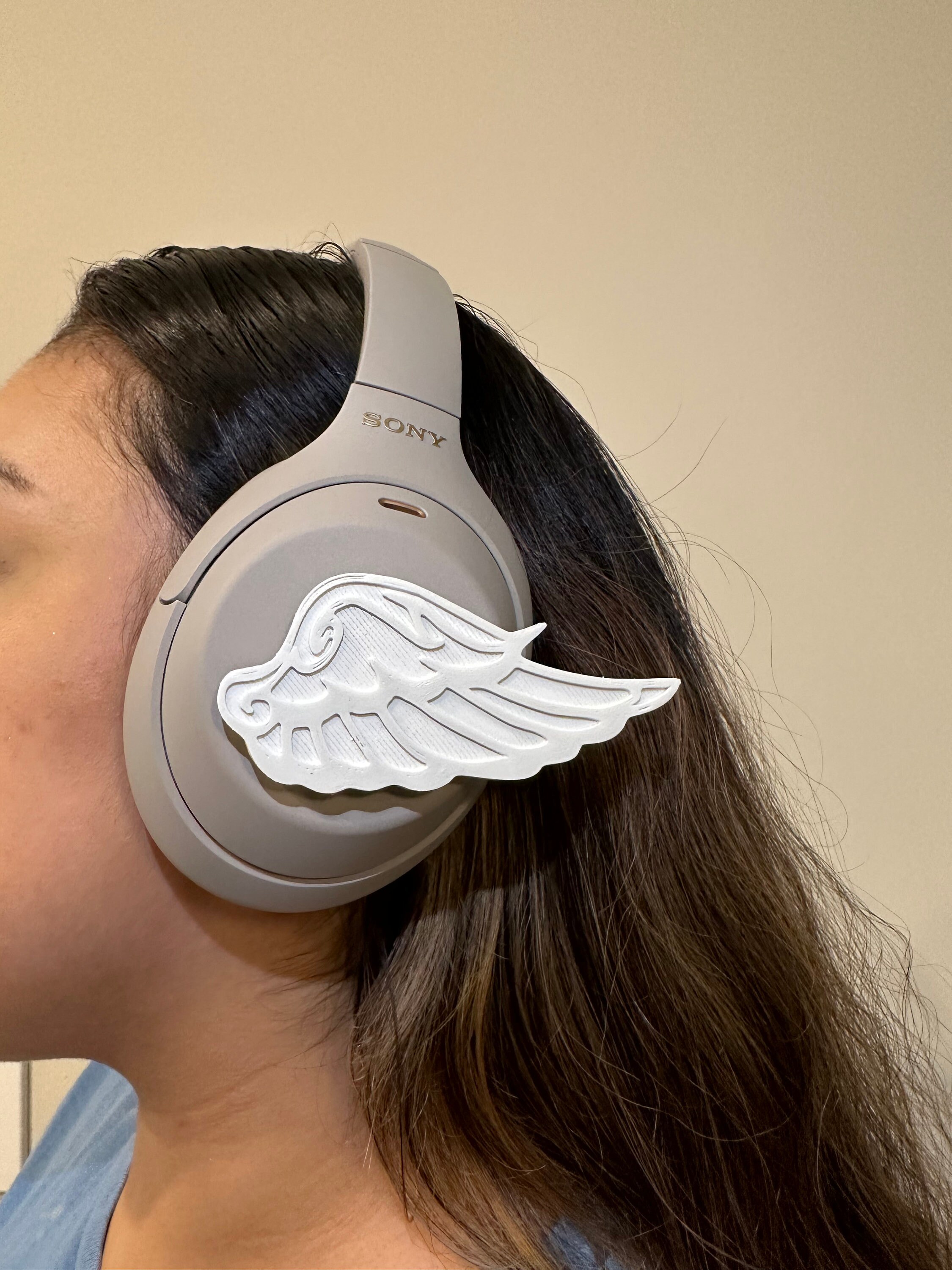 Angel Wings Headphone Charms Etsy