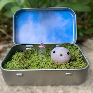 OPAL BABYROTS! met geboorteakte! Adopteer een vriend, leuke handgemaakte snuisterij, schattige bureauaccessoires, grappig cadeau voor vrienden