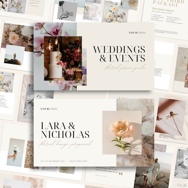 Wedding Florist Proposal Template Etsy Wedding Florist Proposal Template Etsy
