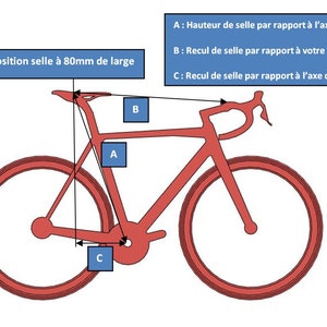 Outil de mesure hauteur et profondeur de selle de vélo image 7