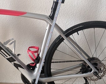 Hoogte- en dieptemeter voor fietszadels