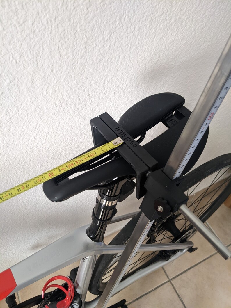 Outil de mesure hauteur et profondeur de selle de vélo image 3