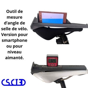 Outil mesure angle selle vélo image 1