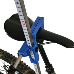 Herramienta para medir la altura y profundidad del sillín de bicicleta (ajuste de la bicicleta)