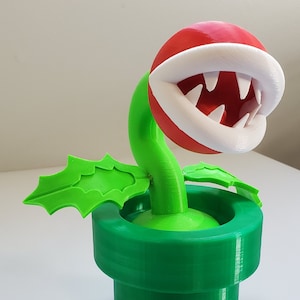 Super Mario Piranha Plant,3D Printing Files,3D Printer Files,3D STL File Model,3d printed,3d stl models,3d stl files