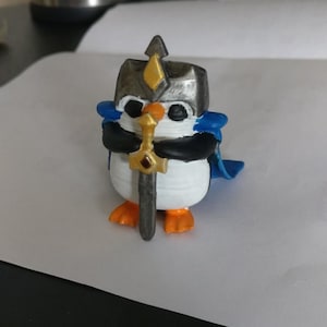 League Of Legends Pengu Figure, 3D Digital Printing STL File for 3D Printers, Movie Characters, Games, Figures, Diorama 3D Model