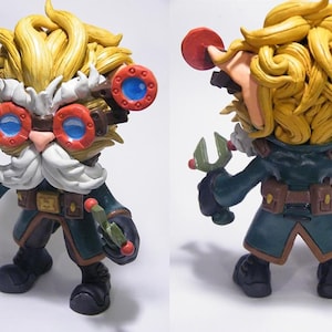 League Of Legends Heimerdinger Figure,  3D Digital Printing STL File for 3D Printers, Movie Characters, Games, Figures, Diorama 3D Model