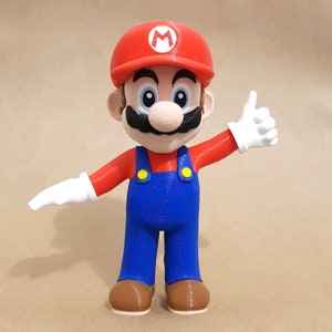Super Mario Figure,3D Printing Files,3D Printer Files,3D STL File Model, 3D Digital Printing STL file, 3d printed,3d stl models,3d stl files
