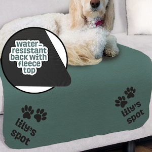 Couch Protector for Dogs Protective Furniture Cover for Pets Water Resistant Personalized Pet Parent Gift Custom Washable Fleece Sofa Cover
