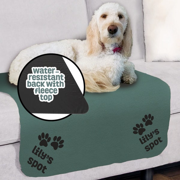 Manta para mascotas, regalo personalizado para el dueño del perro, manta polar suave lavable, cama cálida portátil para el dueño de la mascota, regalo para cachorros