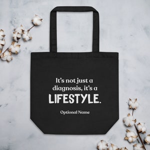 Bio-Baumwolle Tragetasche Lustige Mentale Gesundheit Geschenk Personalisierte lustige giftable Tasche Humorvolles Sprichwort