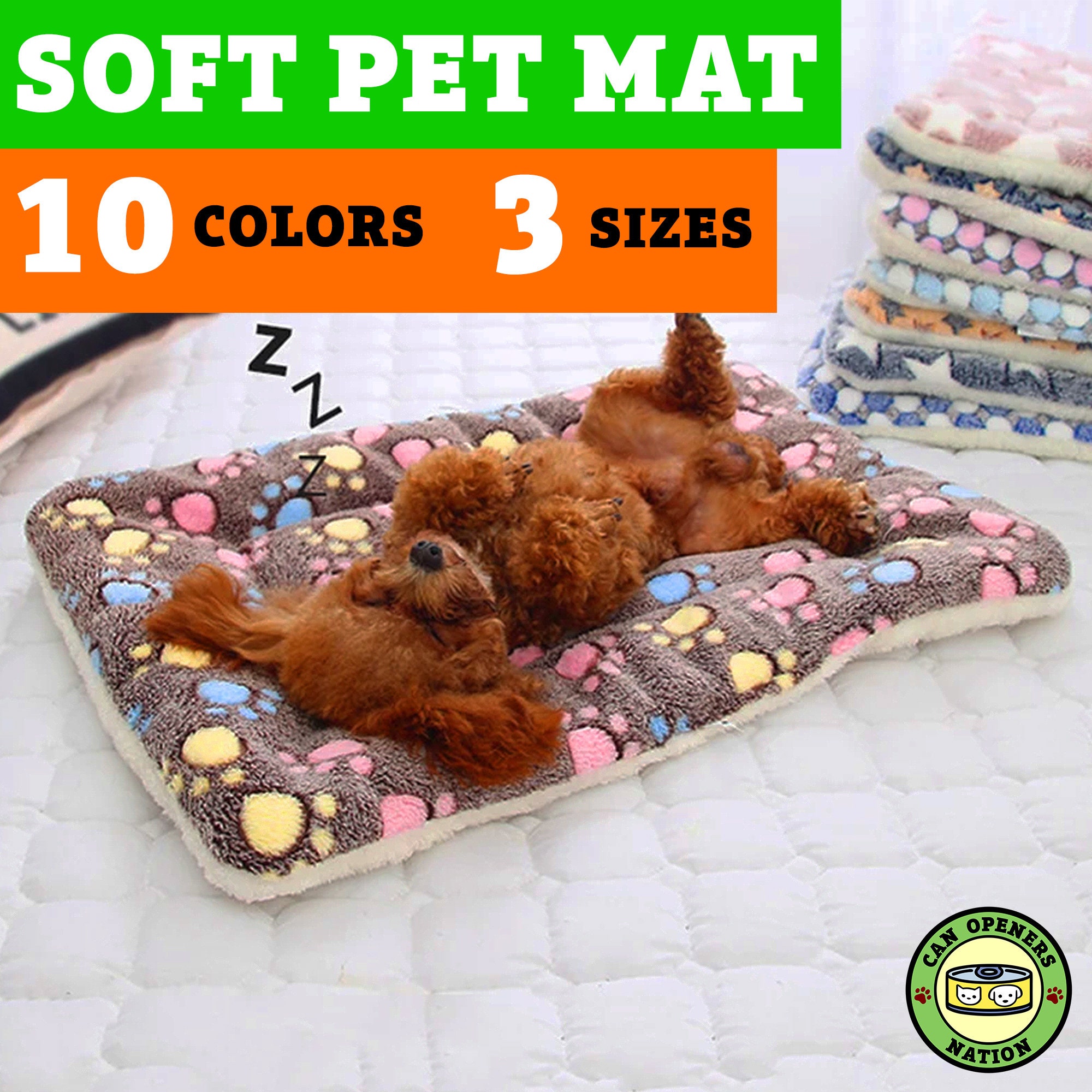 4 Stück Wendbare Fleece Haustier-Bettmatten, 33x47 Cm, Für Hamster, Meerschweinchen & Kleine Tiere, Waschbar
