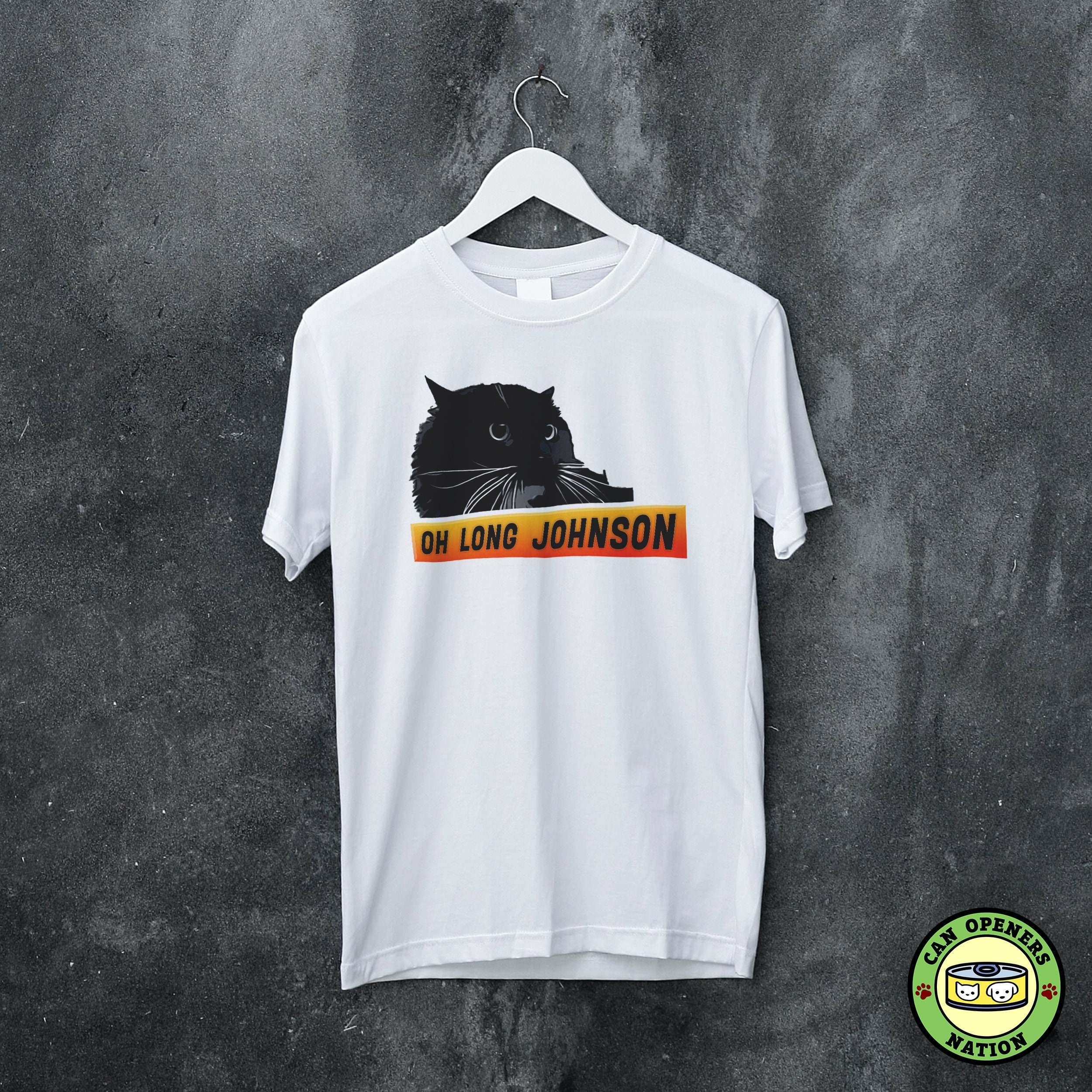 Oh Long Johnson Cat Retro Vintage Gift' Men's T-Shirt