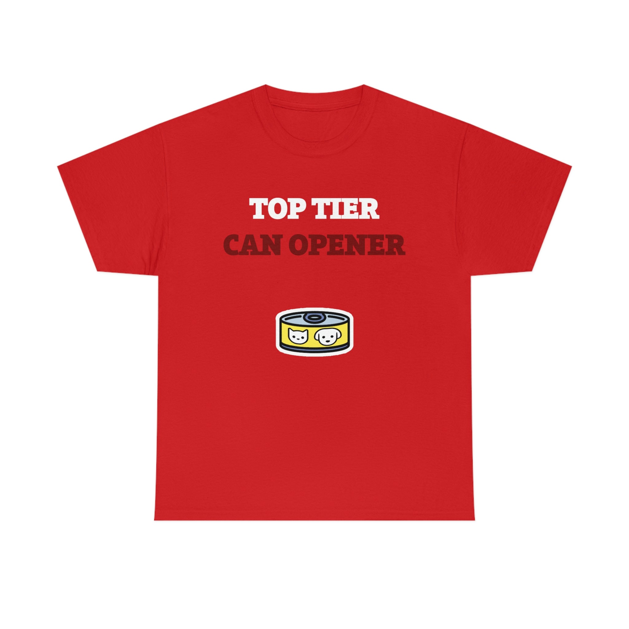 Top Tier Can Opener Shirt Funny Gift For Cat Dog Unisex Hoodie