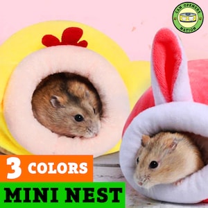 Hámster, Rata, Ratón, Gerbo, Casa de Conejillo de Indias, Pequeña y acogedora casa para Squirell, Degu, Lirón, Chinchilla, Nido de jaula cálida para hurones, Squirell
