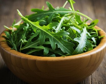 Slow Bolt Arugula Seeds, Heat Tolerant, Non-GMO